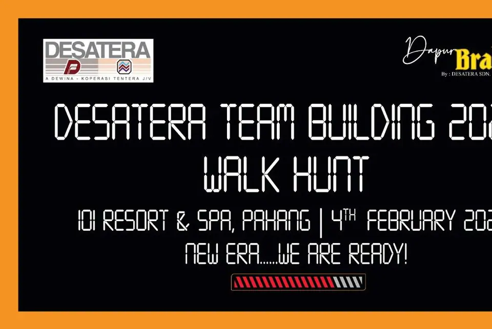 Desatera Team Building 2026 Walk Hunt - 101 Resort & Spa, Janda Baik, Pahang, Malaysia