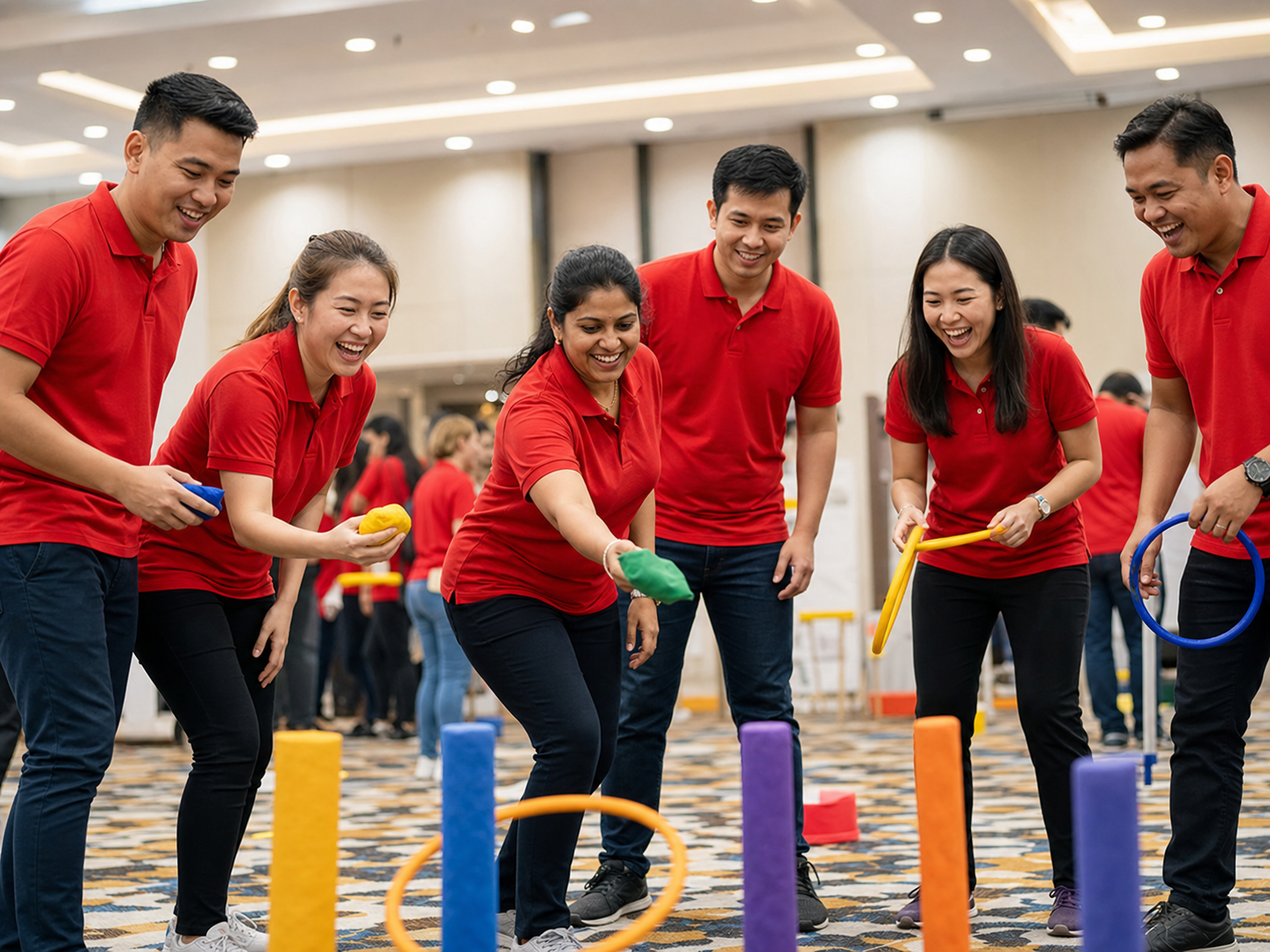 Indoor team building event